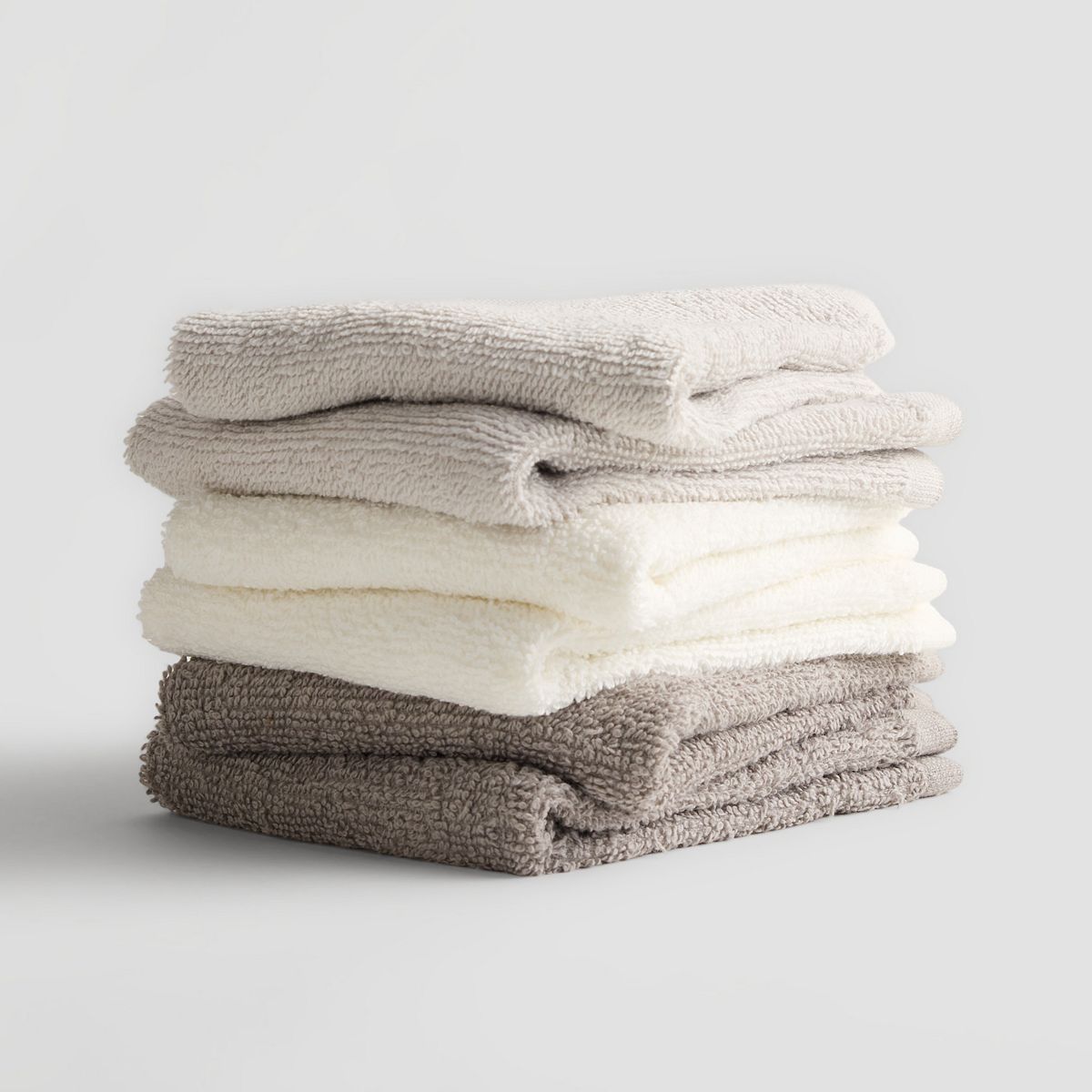 The Big One® Solid 6-Pack Washcloths - Gray