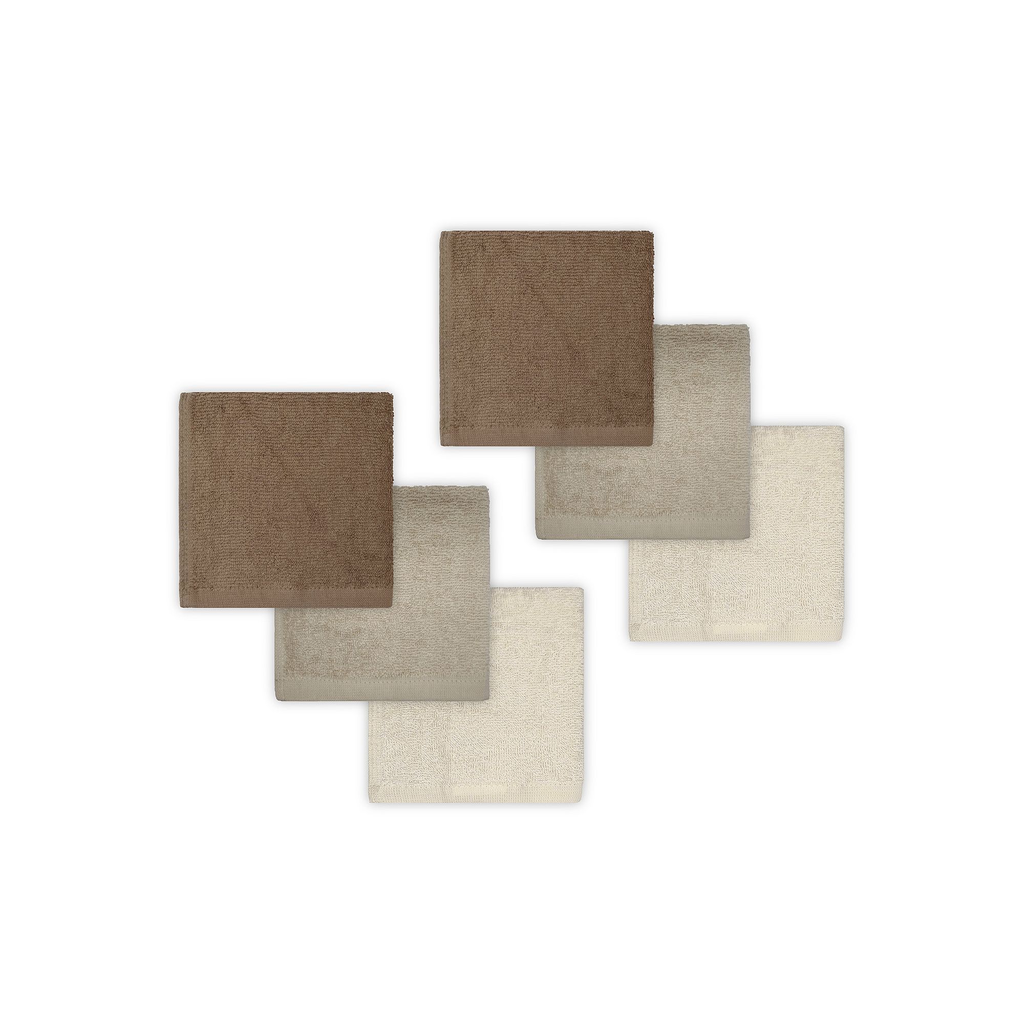 The Big One® Solid 6-Pack Washcloths, Linen