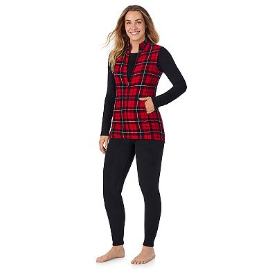 Women's Cuddl Duds® Fleecewear with Stretch Full Zip Vest