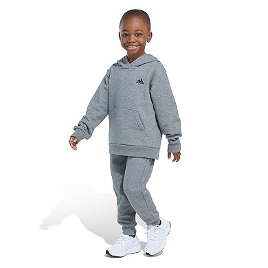 Boys 4-7 Adidas Minimal Logo Fleece Pullover Set