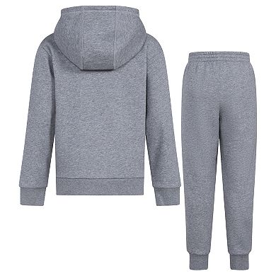 Boys 4-7 Adidas Minimal Logo Fleece Pullover Set