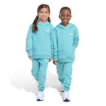 Boys 4-7 Adidas Minimal Logo Fleece Pullover Set