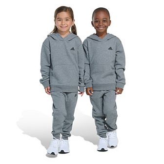 Boys 4-7 Adidas Minimal Logo Fleece Pullover Set