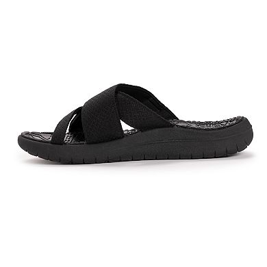 MUK LUKS Sassy Women's Cross-Over Slide Sandals