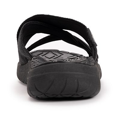 MUK LUKS Sassy Women's Cross-Over Slide Sandals