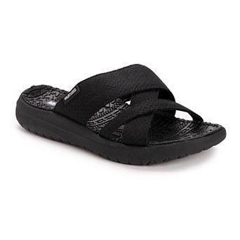 MUK LUKS Sassy Women's Cross-Over Slide Sandals
