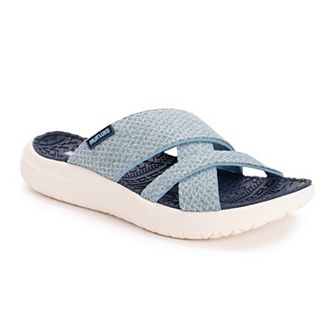 MUK LUKS Sassy Women's Cross-Over Slide Sandals
