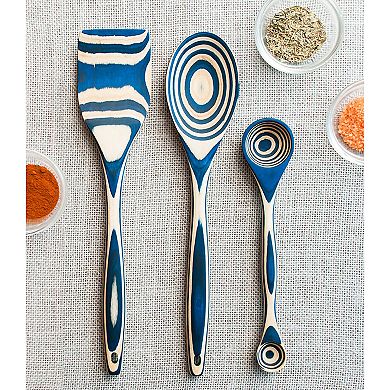 Island Bamboo Pakkawood Spoon Spatula Double Measuring Spoon