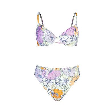 Women's Cupshe 2-Piece Swim Top & High Waist Bikini Bottoms Swimsuit Set