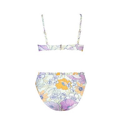 Women's Cupshe 2-Piece Swim Top & High Waist Bikini Bottoms Swimsuit Set