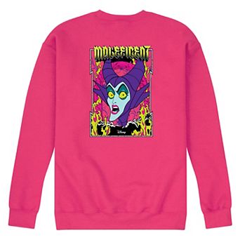 Disney Villains Sleeping Beauty Maleficent Men's Neon Poster Fleece Sweatshirt