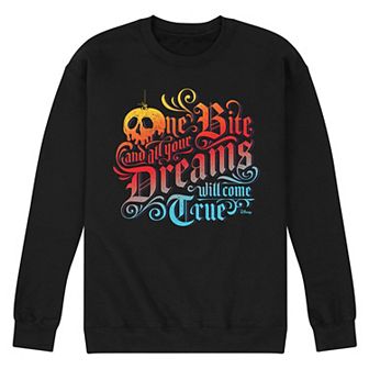 Disney Villains Snow White Men's One Bite Fleece Sweatshirt