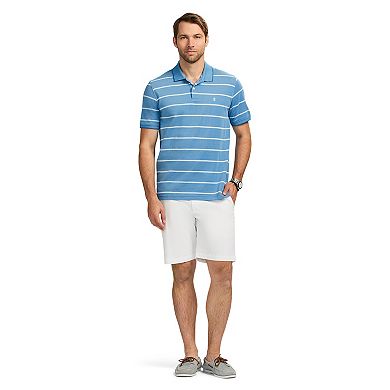 Men's IZOD Advantage Performance Short-Sleeve Striped Polo Shirt