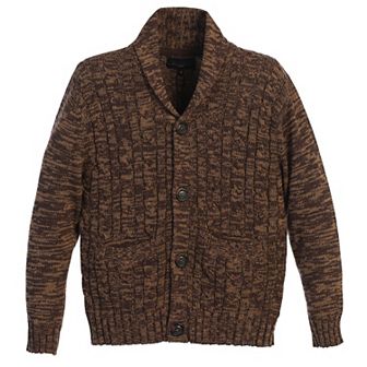 Gioberti Boy's 100% Cotton Knitted Shawl Collar Cardigan Sweater