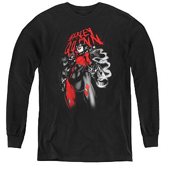 Batman Down The Barrel Youth Long Sleeve T-shirt