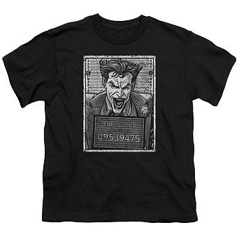 Batman Joker Inmate Short Sleeve Juvenile T-shirt