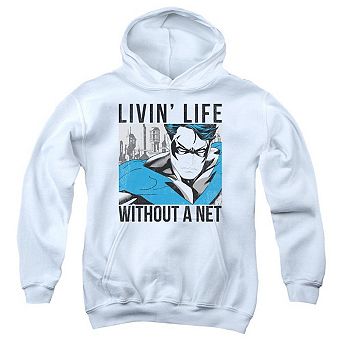 Batman Without A Net Youth Pull Over Hoodie