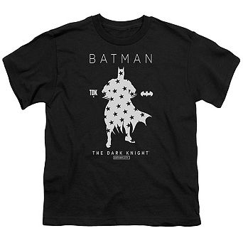 Batman Star Silhouette Short Sleeve Juvenile T-shirt
