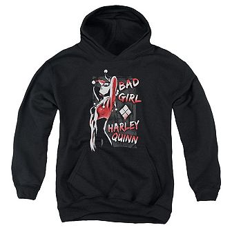 Batman Bad Girl Youth Pull Over Hoodie