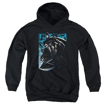 Batman Knight Falls In Gotham Youth Pull Over Hoodie
