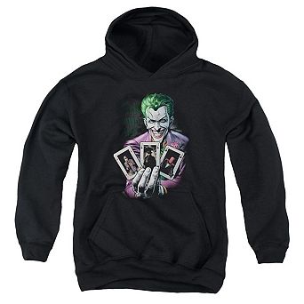 Batman 3 Of A Kind Youth Pull Over Hoodie