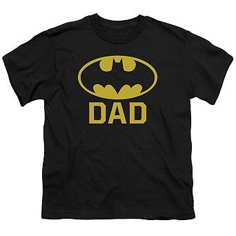 Batman Bat Dad Short Sleeve Juvenile T-shirt