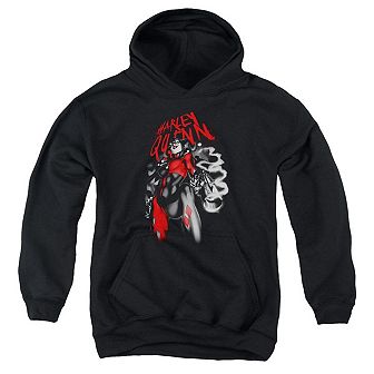 Batman Down The Barrel Youth Pull Over Hoodie