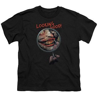 Batman Looking Good Short Sleeve Juvenile T-shirt