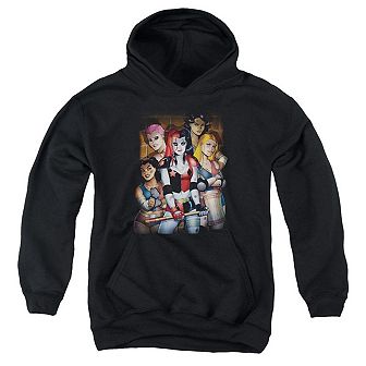 Batman Bad Girls Youth Pull Over Hoodie