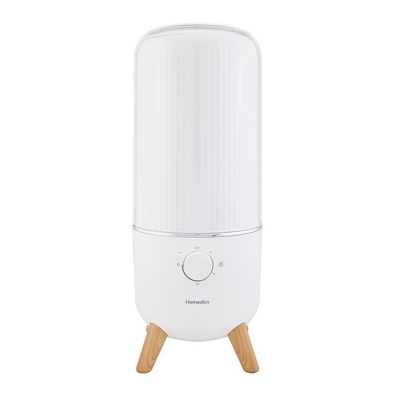 homedics - top fill cool mist ultrasonic humidifier - medium