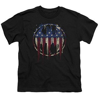 Batman Bleeding Signal Short Sleeve Juvenile T-shirt