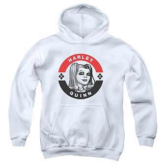 Batman Harley President Circle Youth Pull Over Hoodie