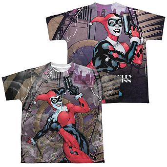 Batman Roller Coaster Of Love Short Sleeve Youth Poly Crew T-shirt