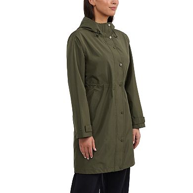 Women’s Ellen Tracy Hooded Waterproof Raincoat