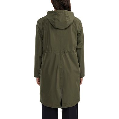 Women’s Ellen Tracy Hooded Waterproof Raincoat