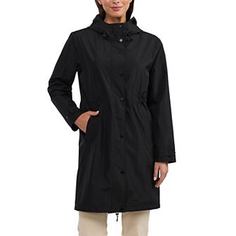 Women’s Ellen Tracy Hooded Waterproof Raincoat