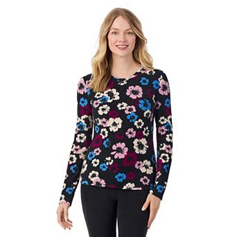 Women's Cuddl Duds® Fleecewear with Stretch Long Sleeve Top