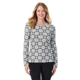 Women's Cuddl Duds® Fleecewear with Stretch Long Sleeve Top
