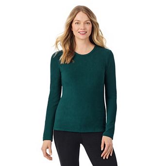 Women's Cuddl Duds® Fleecewear with Stretch Long Sleeve Top