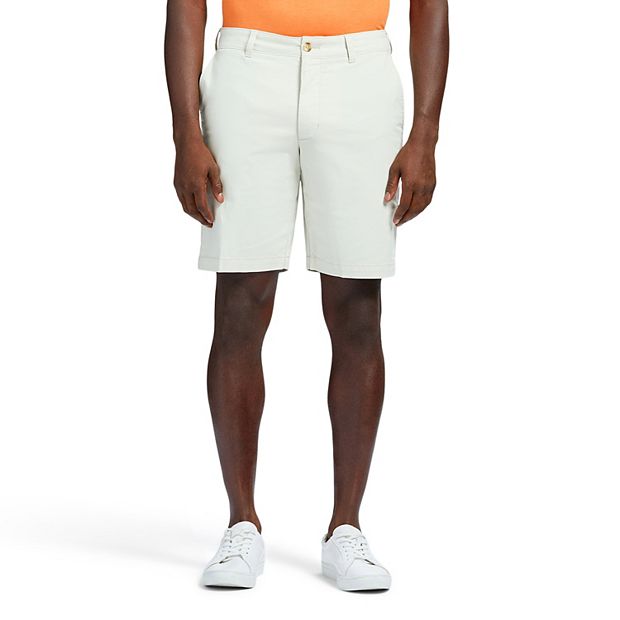 Men s IZOD Saltwater Flat Front Chino Shorts