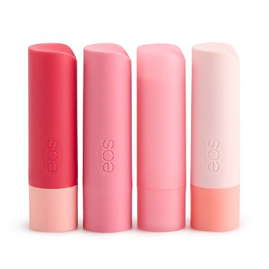 eos Super Strawberry 4-Pack Lip Balm Variety Pack 
