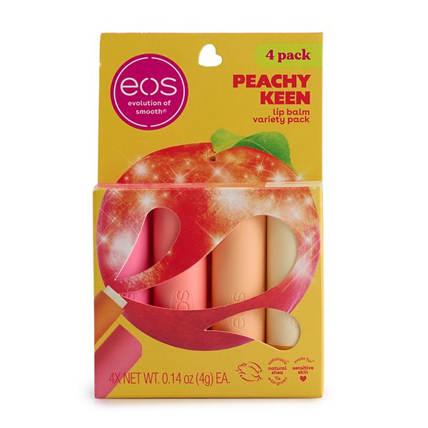 eos Lip Balm Gift Set - Peachy Keen - 0.14oz/4pk
