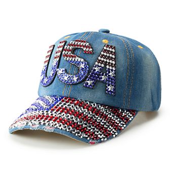 Women's Collection XIIX USA Flag Baseball Hat