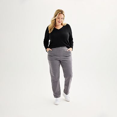 Plus Size Croft & Barrow® Classic Pull-On Jeans