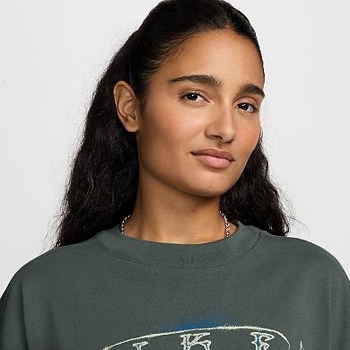 Women's Nike Essentials Short Sleeve Oversized Band Tee