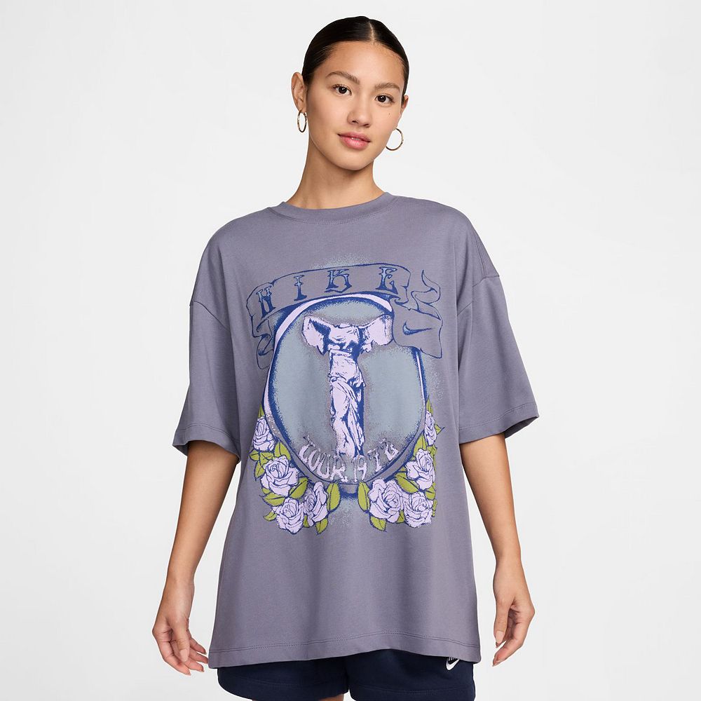 Women's Nike Essentials Short Sleeve Oversized Band Tee