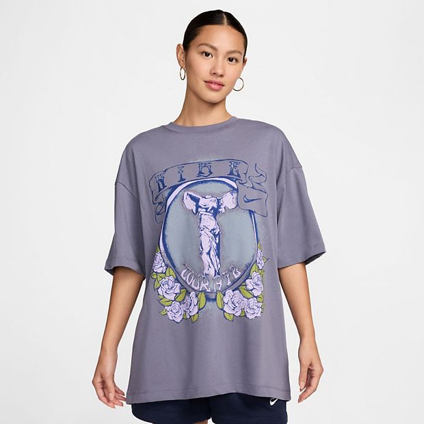 Women's Nike Essentials Short Sleeve Oversized Band Tee