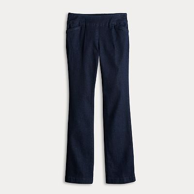 Women s Croft Barrow Effortless Stretch Pull On Bootcut Pants