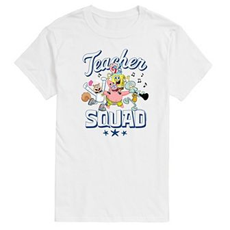 Men's SpongeBob SquarePants Teacher Squad Graphic Tee