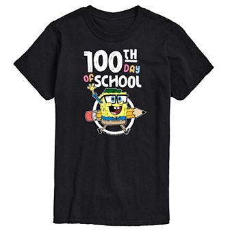 Men's SpongeBob SquarePants 100th Day Graphic Tee